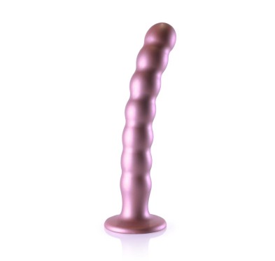 Beaded G-Spot Dildo - 8'' / 20,5 cm - Rose Gold